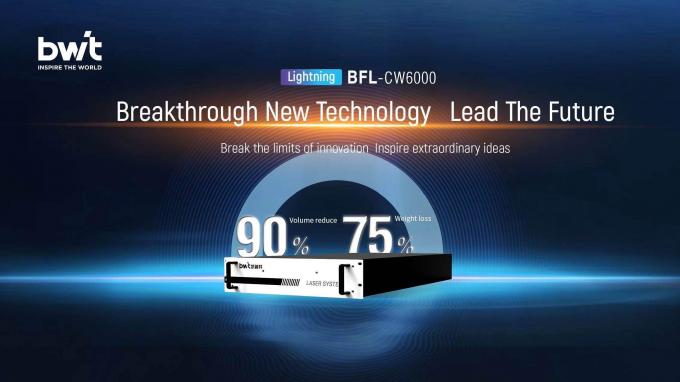 के बारे में नवीनतम कंपनी की खबर BWT ने लाइटनिंग 6000W फाइबर लेजर लॉन्च किया | छोटा, हल्का और होशियार  0